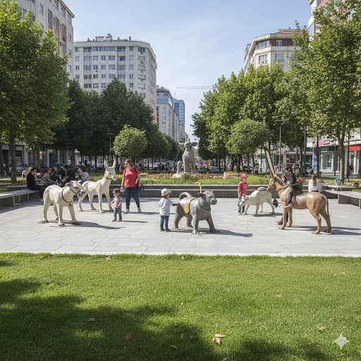 Sanat Şehri Süslerken: Fiberglas ve Polyesterin Kentsel Sanat ve Kamusal Alanlardaki Yükselişi